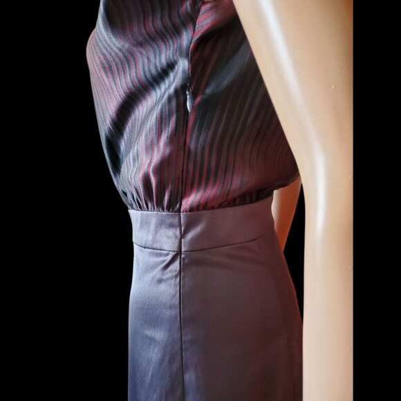 BCBGeneration Stylish Satiny Dress for Evening, Formal, or Wedding Wear - Picture 5 of 14